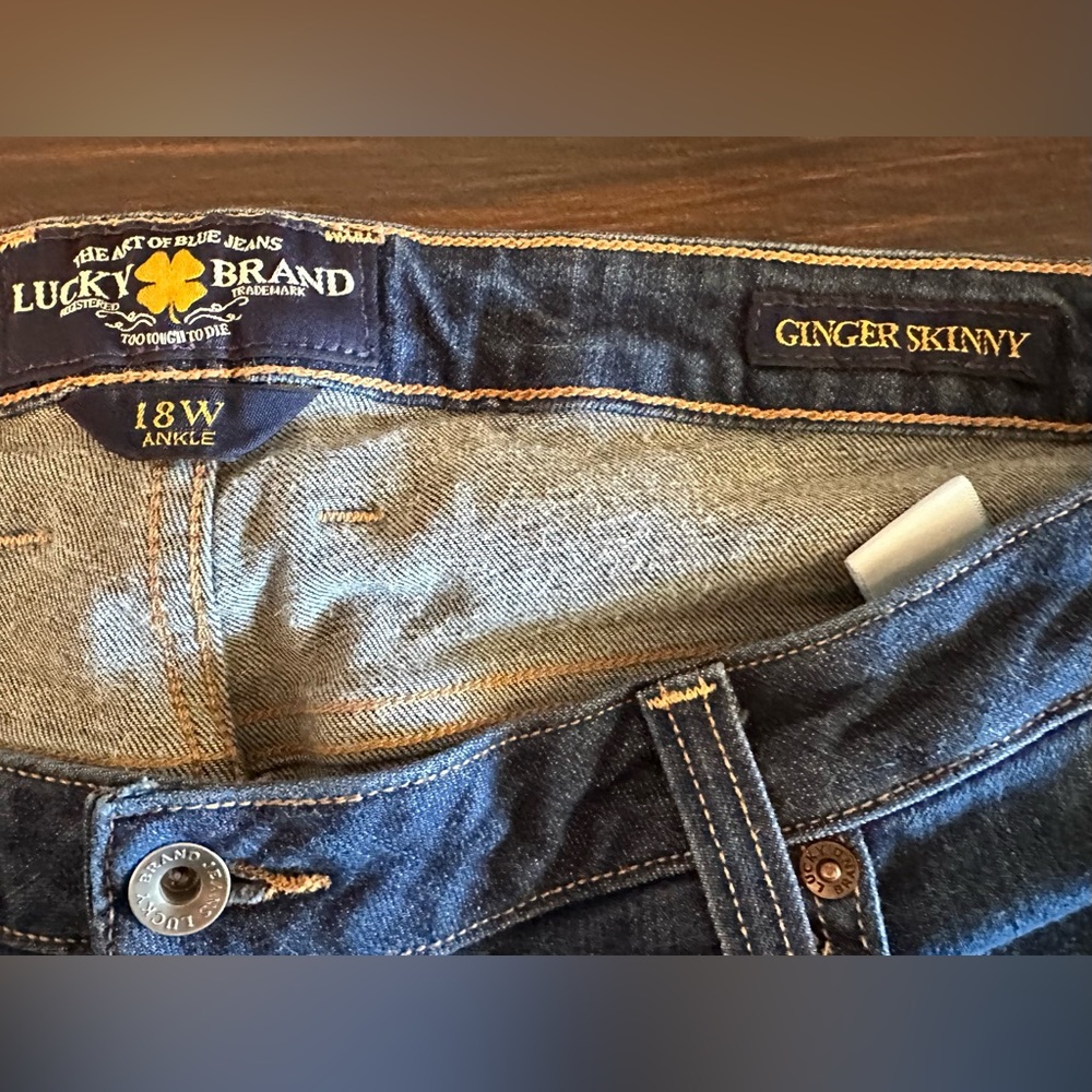 GUC Lucky Brand jeans.  Size 18 W.